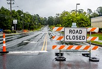 Hurricane roads closed