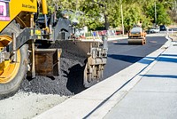 Town creek culvert construction