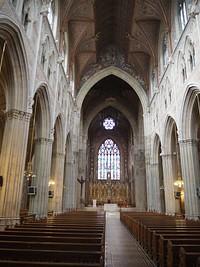 Church interior in Ireland. Original public domain image from Flickr