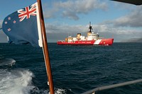 USCGC Polar Star arrival into Wellington, February 18 2019. Original public domain image from Flickr