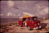 Beach at Little Duck Key. Camping Is Popular Throughout the Keys, and Many Have Large Commercial Facilities. These Do Not Yet Exist at Little Duck, But Camping and Trailers Are Permitted. Photographer: Schulke, Flip, 1930-2008. Original public domain image from Flickr