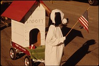 Participant in a Kiddies Parade, an Annual Event Held Early in the Evening During the Summer in New Ulm, Minnesota.