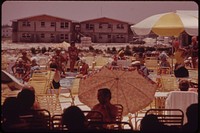 Residents of Century Village, a New Retirement Community Sun Themselves at Poolside. The Entire Village of 7,838 Units (Individually-Owned Condominiums) Is Due for Completion in the Spring of 1974. Photographer: Schulke, Flip, 1930-2008. Original public domain image from Flickr