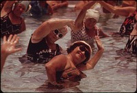 Residents of the Century Village Retirement Community Take Part in Organized Daily Exercises. Photographer: Schulke, Flip, 1930-2008. Original public domain image from Flickr