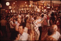 Polka Dancing at the Gibbon Ballroom at Gibbon, Minnesota 20 Miles North of New Ulm. It Was Headquarters for Gibbon Polka Days, Four Days of Dancing to Both German and Polish Polkas.