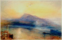 JMW Turner - The Dark Rigi, the Lake of Lucerne