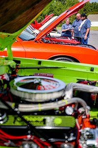 Cars at Pullin' For Pink Fundraiser, September 28, 2019, Greenville, North Carolina, USA. Original public domain image from Flickr