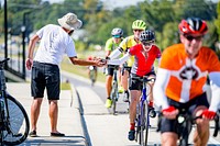 Cycle NC's Mountains to Coast ride day 5 stop in Greenville, NC. October 3, 2019. Original public domain image from Flickr