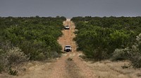 Members of the U.S. Border Patrol Search, Trauma, and Rescue (BORSTAR) team pursue a group of illegal aliens as they cross through the dense brush while on patrol near Eagle Pass, Texas, June 19, 2019.