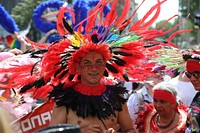 Carnival costume, PRIDE parade. Original public domain image from Flickr