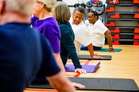 Fitness programming at Greenville Aquatics & Fitness Center, January 6, 2020. Original public domain image from Flickr