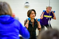 Fitness programming at Greenville Aquatics & Fitness Center, January 6, 2020. Original public domain image from Flickr