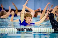 Fitness programming at Greenville Aquatics & Fitness Center, January 6, 2020. Original public domain image from Flickr