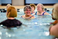 Fitness programming at Greenville Aquatics & Fitness Center, January 6, 2020. Original public domain image from Flickr