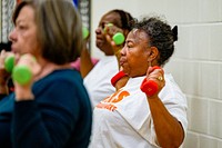 Fitness programming at Greenville Aquatics & Fitness Center, January 6, 2020. Original public domain image from Flickr