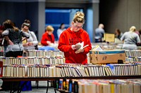 Friends of SML Used Book SaleBook lovers browse the wide selection of titles available during the Friends of Sheppard Memorial Library's 29th Annual Used Book Sale at the Greenville Convention Center, February 7, 2020.