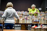 Friends of Sheppard Memorial Library's 29th Annual Used Book Sale at the Greenville Convention Center, February 7, 2020, North Carolina, USA. Original public domain image from Flickr