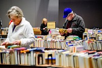 Friends of Sheppard Memorial Library's 29th Annual Used Book Sale at the Greenville Convention Center, February 7, 2020, North Carolina, USA. Original public domain image from Flickr