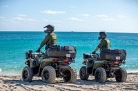 U.S. Border Patrol conducts enhanced security operations in south Florida in preparation of Super Bowl LIV, Jan. 30, 2020, in Miami.