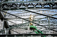 Greene Street Bridge painting, city of Greenville, USA