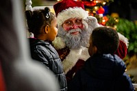 Santa Claus at the Greenville Gives, Friday, December 6, 2019. Original public domain image from Flickr