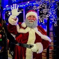 Santa Claus at the Greenville Gives, Friday, December 6, 2019. Original public domain image from Flickr