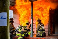 Live burn training exercise