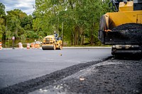 As the Town Creek Culvert project comes to a close, final paving is completed on Ficklen Street and at Greenville Town Common, date unknown. Original public domain image from Flickr