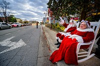 2020 Greenville Christmas ParadePHOTO OF THE WEEK: Santa and Mrs. Claus wave to passing vehicles at the Jaycees Christmas Parade on Friday, December 5. Partnering with Greenville Gives, this year's 'drive through' parade featured two dozen floats, holiday market, photo stations across the Uptown area, and virtual tree lighting and reading of "'Twas the Night Before Christmas" by Greenville Mayor PJ Connelly. Photo by Aaron Hines / City of Greenville.