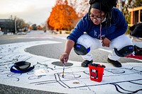 First Street Mural, December 13, 2020, North Carolina, USA. Original public domain image from Flickr