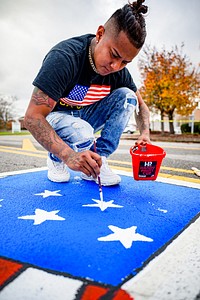 First Street Mural, December 13, 2020, North Carolina, USA. Original public domain image from Flickr