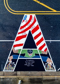 First Street Mural by Raymond Henderson, December 14, 2020, City of Greenville, North Carolina, USA. Original public domain image from Flickr