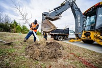 Tree Planting on Regency BlvdPublic Works plants trees along Regency Boulevard on Tuesday, February 2, 2021.