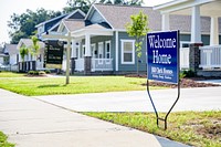 Newly-completed homes in the Lincoln Park neighborhood of West Greenville on Thursday, August 27. Original public domain image from Flickr