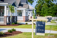 Newly-completed homes in the Lincoln Park neighborhood of West Greenville on Thursday, August 27. Original public domain image from Flickr