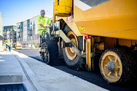 As the Town Creek Culvert project nears completion, W 8th St is paved and reopened while work at W 9th and Ficklen Streets moves quickly. September 2020. Original public domain image from Flickr