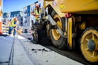 As the Town Creek Culvert project nears completion, W 8th St is paved and reopened while work at W 9th and Ficklen Streets moves quickly. September 2020. Original public domain image from Flickr