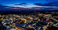 Greenville town at night