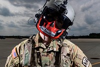 US soldier in a helmet. September 14, 2021. Original public domain image from Flickr