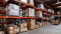 Matt Nelson, materials handler, prepares supplies at North Operations base, Redding, California. USDA Forest Service photo by Cecilio Ricardo. Original public domain image from Flickr