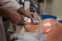 Surgical Telemonitoring Demonstration at NMRTC. Original public domain image from Flickr