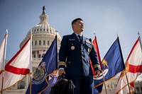 The Annual National Police Officers' Memorial Service at the U.S. Capitol in Washington, D.C., October 16, 2021. (DHS Photo by Benjamin Applebaum). Original public domain image from Flickr