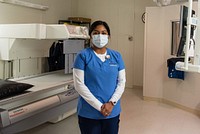 Ms. Lesley Garcia-Torres, a Carteret Community College Radiography Student, participates in an internship alongside the Radiology team at Naval Health Clinic Cherry Point. Original public domain image from Flickr