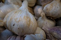 Garlic, vegetable, herbs & spices. Original public domain image from Flickr