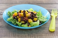 Tropical bean salad. Original public domain image from Flickr