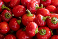 Red heirloom tomatoes, fresh vegetable. Original public domain image from Flickr