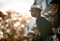 The annual Secretaries Cup football game at the U.S. Coast Guard Academy in New London, CT. New London, CT, November 13, 2021. (DHS Photo by Benjamin Applebaum). Original public domain image from Flickr