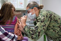 Naval Medical Center Portsmouth (NMCP) began providing the COVID-19 pediatric vaccination to children. Original public domain image from Flickr