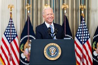 President Joe Biden delivers remarks on COVID-19 response and vaccinations, Friday, September 24, 2021, in the State Dining Room of the White House. (Official White House Photo by Adam Schultz)