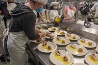 Culinary Team at CiTiboces Culinary Class December 2021 in Mexico, N.Y., December 7, 2021. Fort Drum culinary specialists recently won a cooking competition held by the 18th Airborne Corps. Original public domain image from Flickr